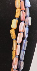 lot 194 image: Colorful Multi Strand Beaded Necklace
