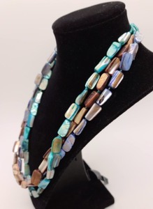 lot 199 image: Colorful Multi Strand Necklace