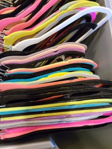 lot 214 image: Multi Colored Felt Hangers