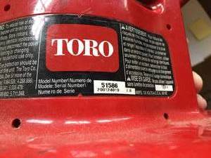 lot 236 image: Toro Power Sweep Leaf Blower