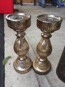 lot 248 image: Decorative Candle Holders