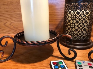 lot 111 image: Decorative Battery Powered Candles