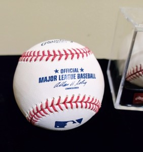 lot 267 image: Three MLB Baseballs