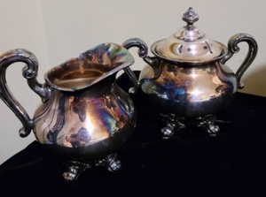 lot 287 image: Silver Plated Tea Service