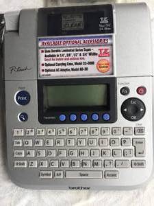 lot 308 image: Battery Operated Brother P-Touch w Accessories