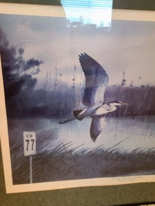 lot 129 image: The Great Blue Heron Rookery Framed SignedNumbered Les Kouba Print
