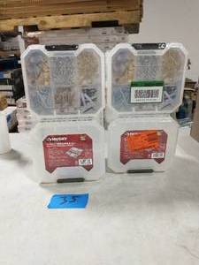 lot 35 image: 2 HUSKY 4 PIECE ORGINAZIER SET