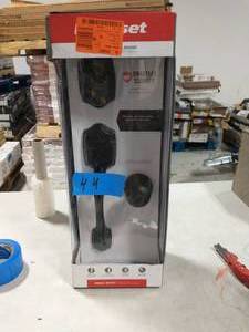 lot 44 image: KWICKSET Belleview Venetian Bronze Single Cylinder Door Handleset with Cove Door Knob Featuring SmartKey Security