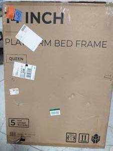 lot 84 image: 14 in. Queen Folding Platform Bed Frame