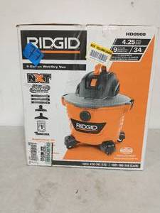 lot 77 image: RIDGID 9 GAL WETDRY VAC