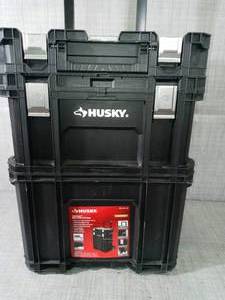 22 in. Connect Rolling System Tool Box by Husky - damaged  - SEE PICTURES