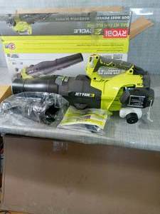 160 MPH 520 CFM 25cc Gas Jet Fan Blower by RYOBI- open box not used  - SEE PICTURES