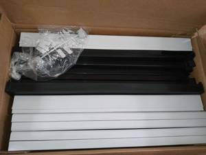35 in. W 4 Shelf Plastic Multi-Purpose Cabinet by HDX- open box not used - SEE PICTURES