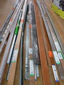 Mixed lot of laminate molding trims - SEE PICTURES