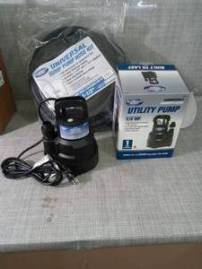 14 HP Submersible Thermoplastic Oil-Free Utility Pump by Superior Pump- open box not used  - SEE PICTURES