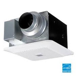 WhisperChoice AutoPick-A-Flow 80110 CFM Ceiling Bathroom Exhaust Fan with MotionHumidity Sense and Flex-Z Fast Bracket by Panasonic- open box not used  - SEE PICTURES
