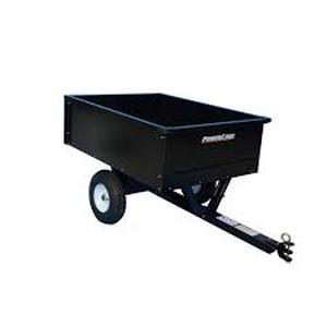 10 cu. ft. Lawn Mower Dump Cart with Wheels by PowerCar- slightly damaged - SEE PICTURES