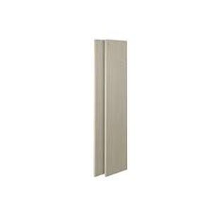 14 in. x 48 in. Rustic Grey Wood Vertical Panels (2-Pack) by Closet Evolution- open box not used  - SEE PICTURES