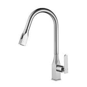 Single-Handle Pull-Out Sprayer Kitchen Faucet in Brushed Nickel by ELLO&ALLO- open box not used -  - SEE PICTURES