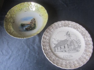 lot 57 image: Old Man of the Dalles bowl - made i...