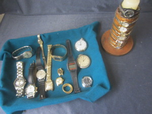 lot 91 image: Watches with ladies Timex, Wyler, m...