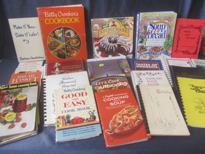 lot 95 image: Cookbooks with vintage...