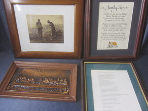 lot 98 image: Copper relief - Last Supper 15x9,...