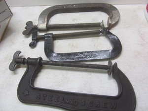 lot 121 image: C-Clamps. No 10, No 44...