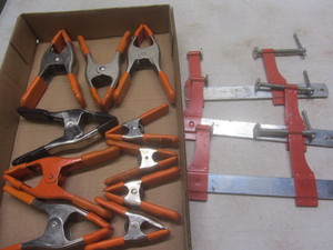 lot 133 image: Handyman 6 Stanley clamps (3), six...