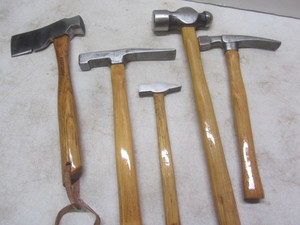 lot 167 image: Craftsman & Stanley hammers, qty 5...