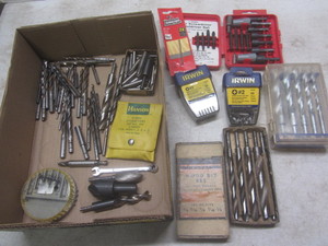lot 187 image: Drill bits, wood bits,  driver bits...