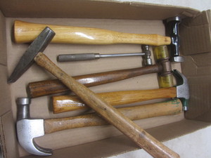 lot 188 image: Hammer with silicone mallet...