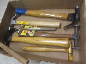 lot 189 image: Hammers with Samson & Plumb claw, b...