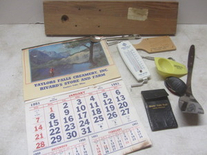lot 208 image: Local advertising 1951 Taylors Fal...