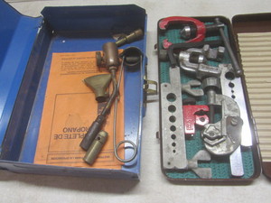 lot 232 image: Flaring tools, propane torch parts...