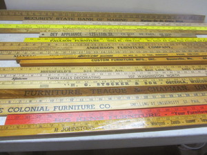 lot 236 image: Advertising rulers, 36 to 48 incl...