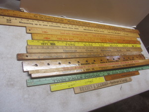 lot 258 image: Advertising Rulers 12, 36, 48, ...