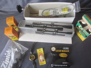 lot 360 image: Gun locks, Bushnell 2.5x8x 32mm sco...