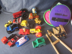 lot 375 image: Toys including Scatch, tractor, tru...
