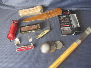 lot 377 image: Hunting calls elk, mallard, deer, ...