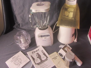 lot 381 image: Osterizer blender with food process...