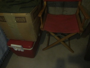lot 476 image: Igloo Cooer, Captains chair sleepi...