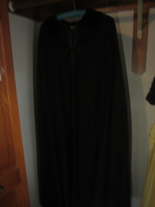 lot 404 image: Vintage robe, priest wool, 51 back...