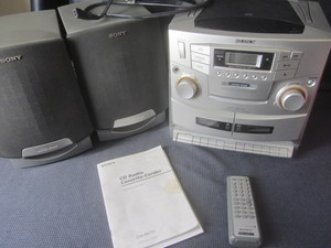 lot 401 image: Sony CD  radio  cassette corder, ...