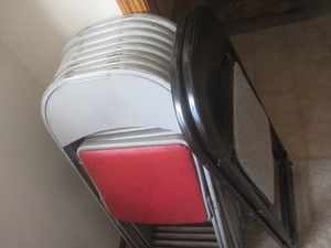 lot 427 image: Folding chairs, qty 10...