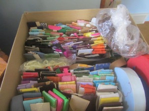 lot 436 image: Bias tape, rick rack...