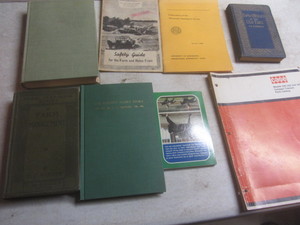lot 500 image: Farming books 1925-1950s includin...
