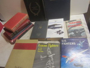 lot 510 image: Military books Fighter Pilots, Mem...