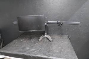 lot 14 image: 3 COMPUTER MONITOR HOLDING SYSTEM