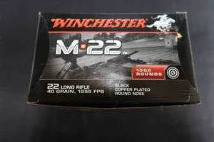 lot 72 image: 22 LONG RIFLE AMMO